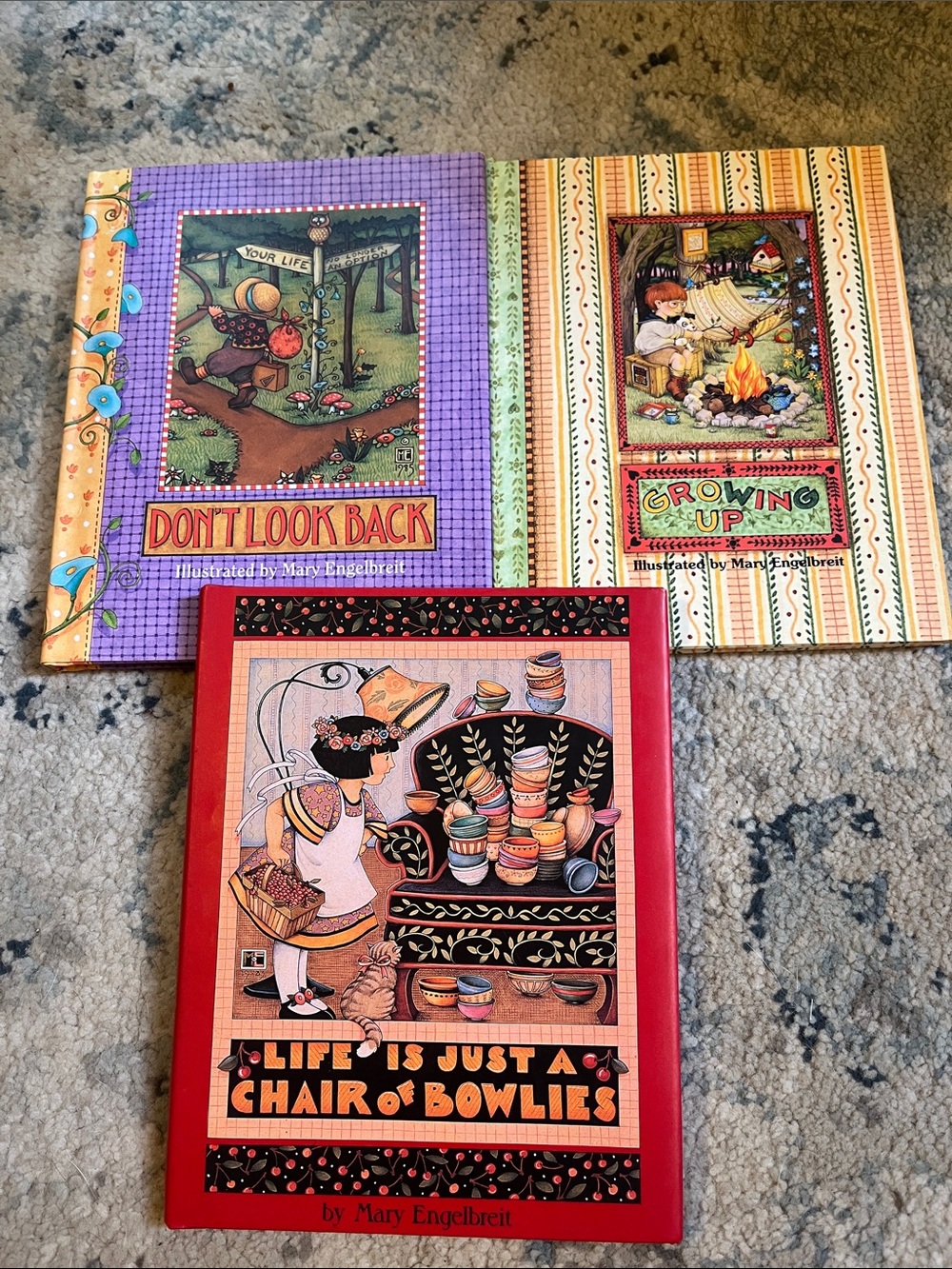 Mary Engelbreit Illustrated Hardcover Book Bundle Life Insights great for gifts